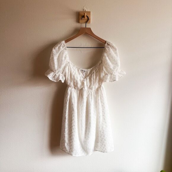 Reformation Channa Eyelet Dress Size 2 - Picture 3 of 7